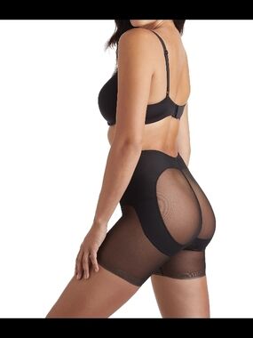Cupid Black High-Waist Butt lifting Shaping Short Small Firm Control